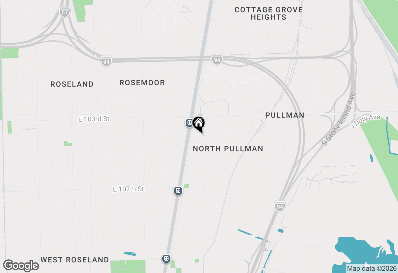 Map of (Address confidential), Chicago, Illinois 60628