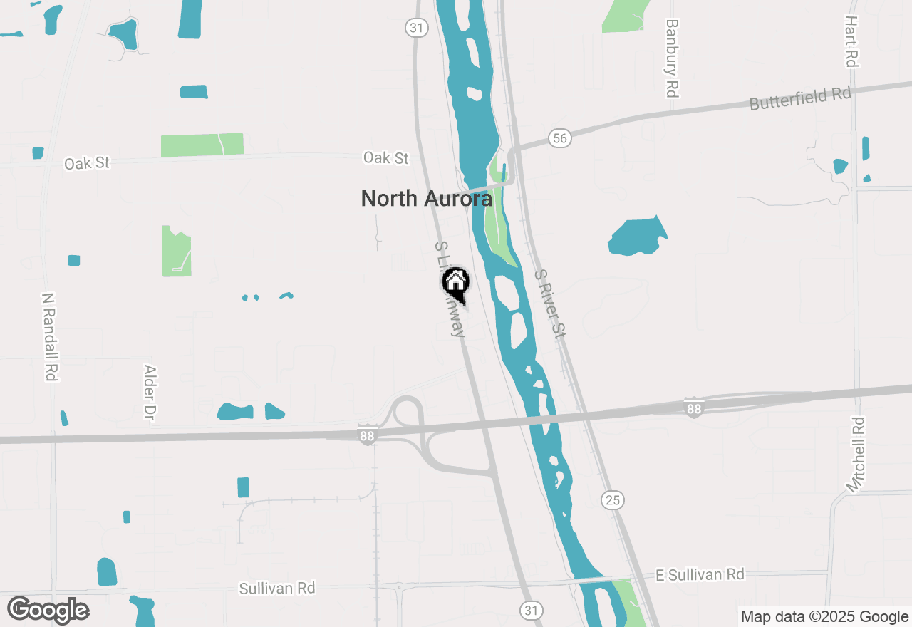 Map of 145 S Lincolnway, North Aurora, IL 60542