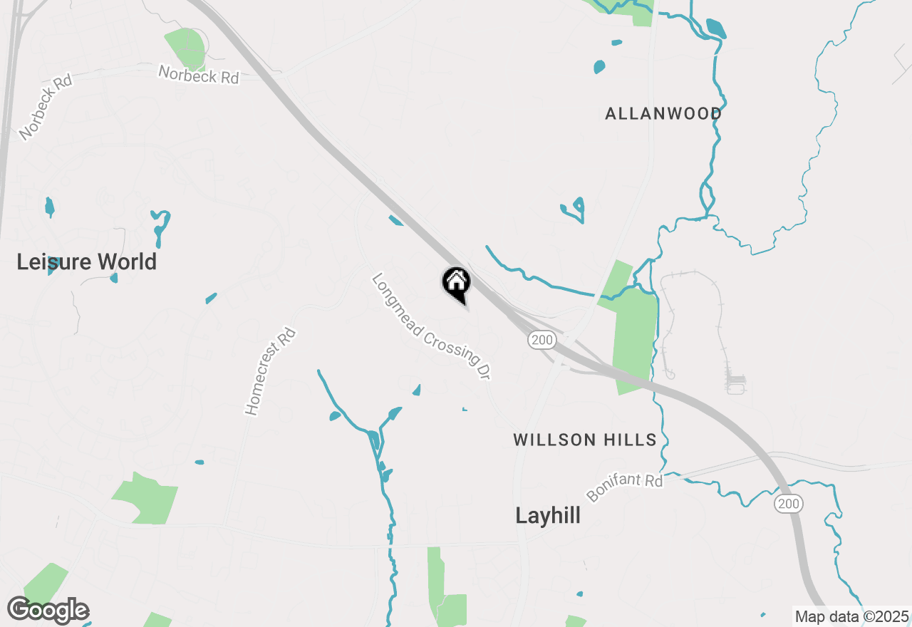 Map of 2327 London Bridge Drive, Silver Spring, MD 20906