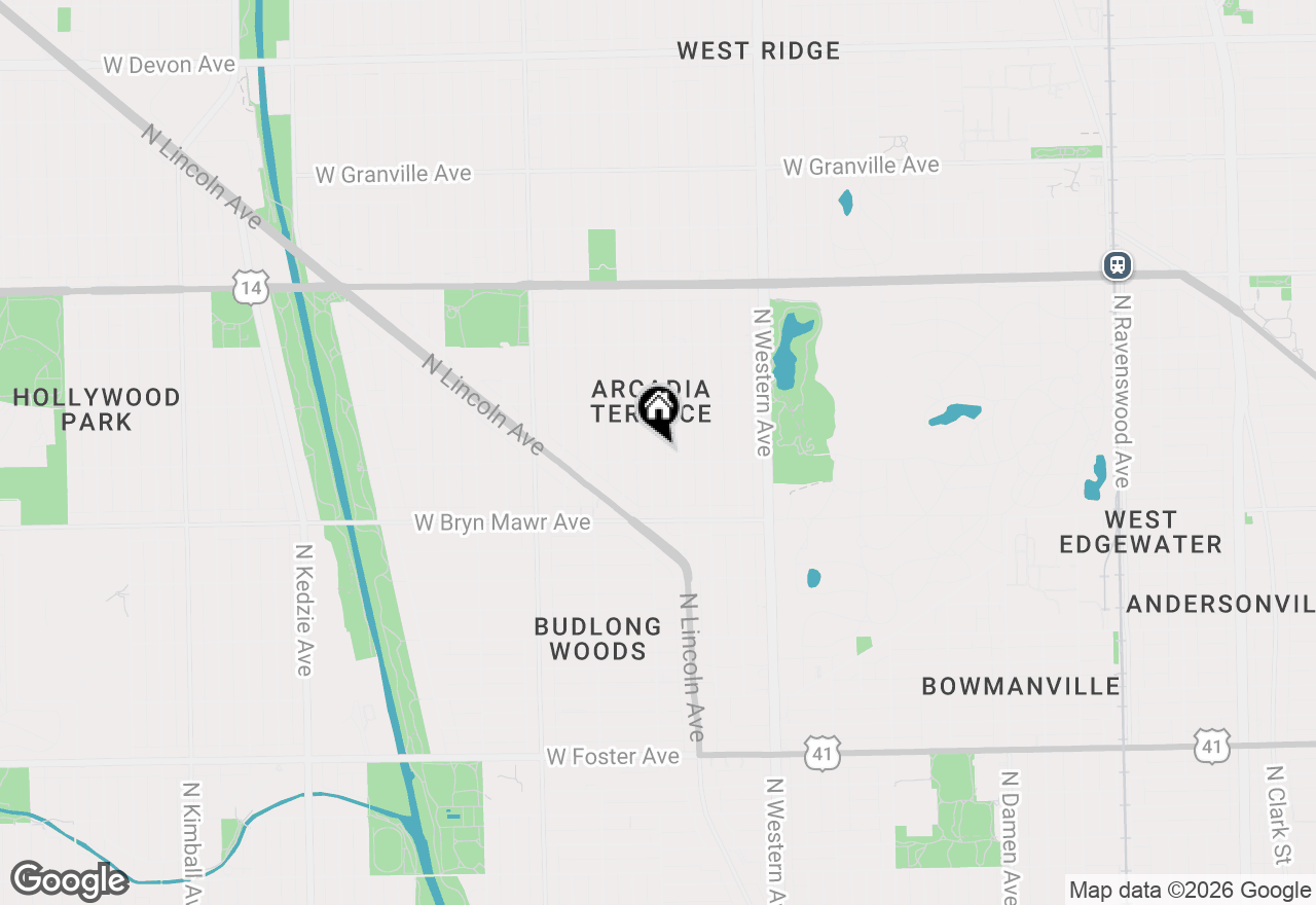 Map of 5707 N Rockwell Street, Chicago, IL 60659