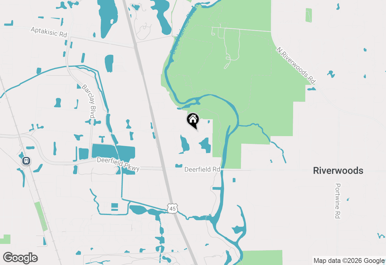 Map of 19 Chicory Lane, Riverwoods, IL 60015