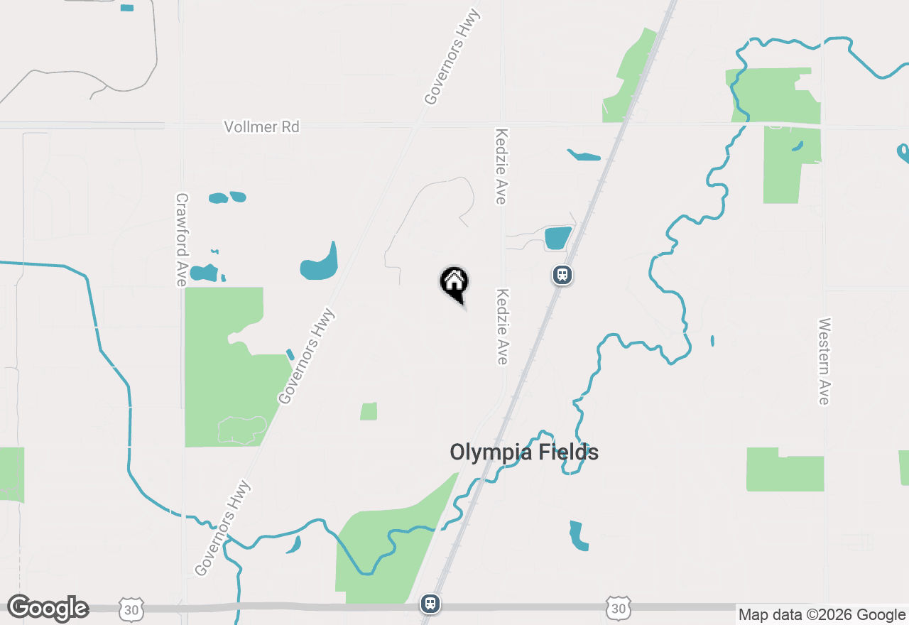 Map of 20331 Fairfield Avenue, Olympia Fields, IL 60461