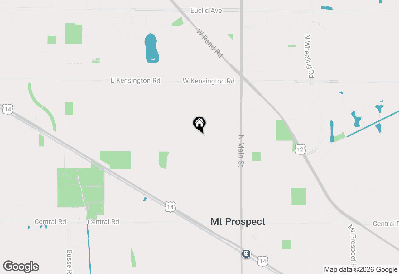 Map of 419 N Eastwood Avenue, Mount Prospect, IL 60056