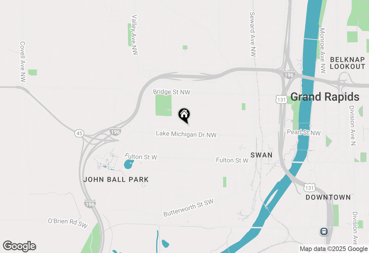 Map of 1012 Sibley Drive Nw, Grand Rapids, MI 49504