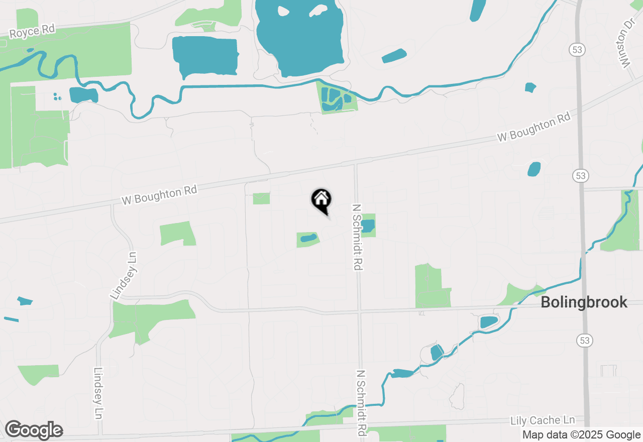 Map of 226 Elkhorn Court #D, Bolingbrook, IL 60440
