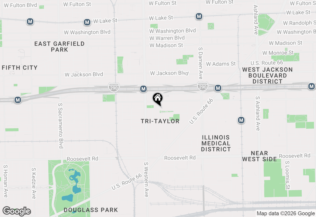 Map of 700 S Oakley Boulevard, Chicago, IL 60612