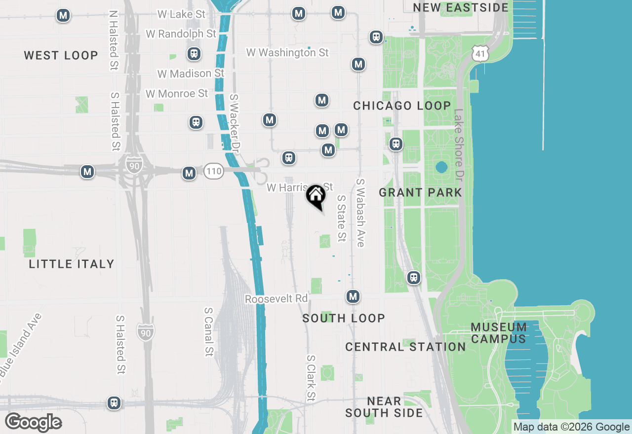 Map of 780 S Federal Street #312, Chicago, IL 60605