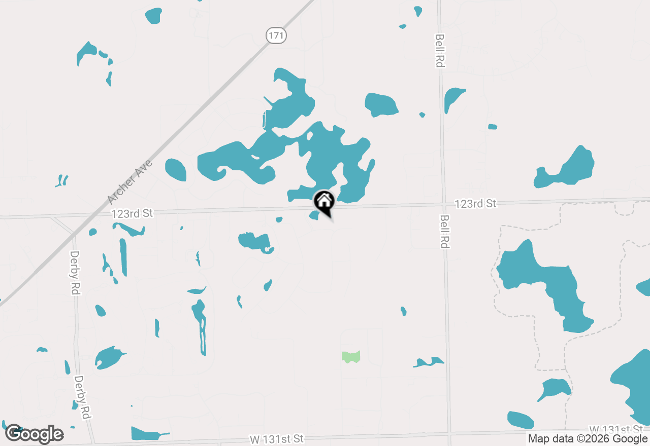 Map of 12734 Trinity Way, Lemont, IL 60439