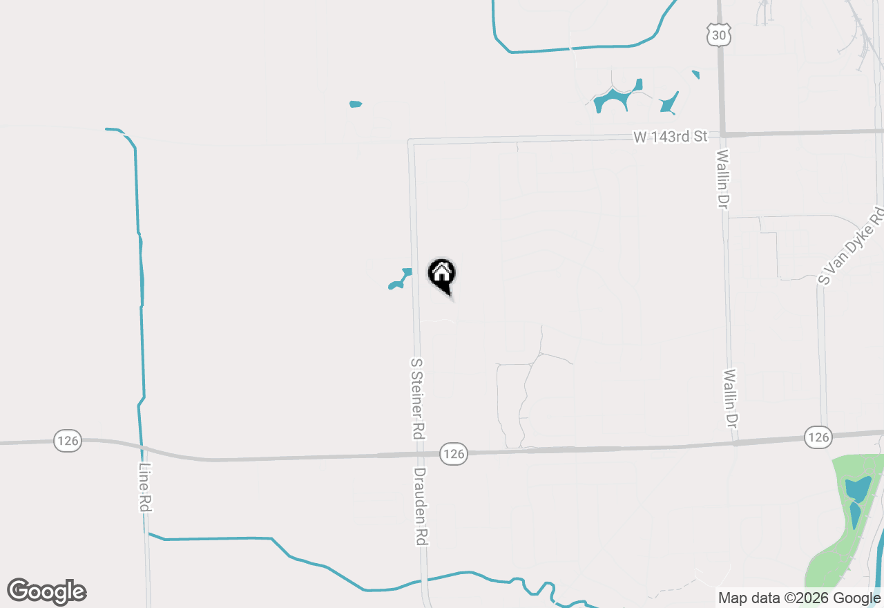 Map of 14704 S Azalia Circle, Plainfield, IL 60544