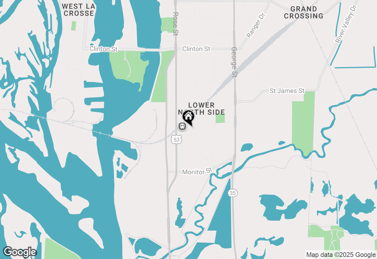 Map of 516 Caledonia St, La Crosse, WI 54603