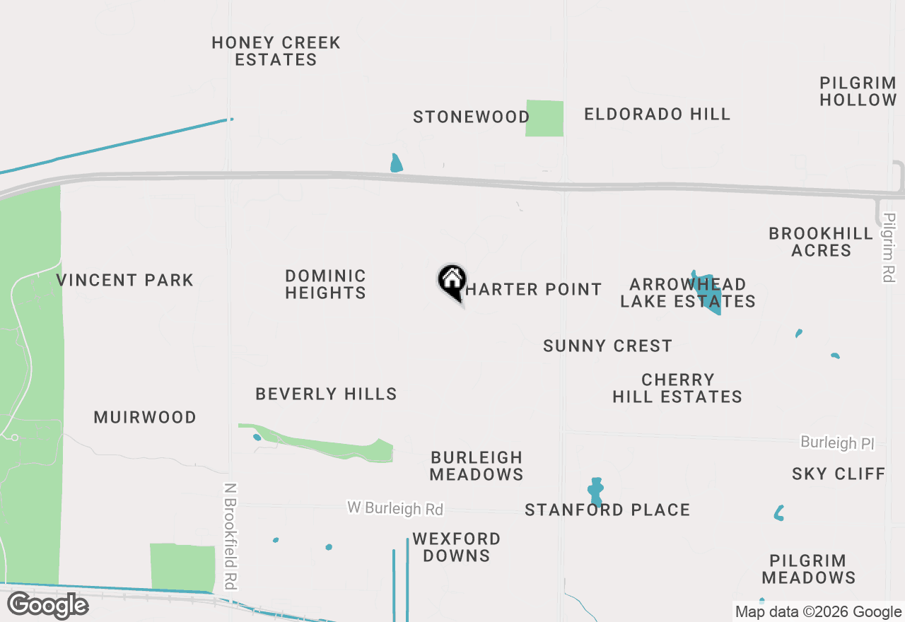 Map of 3590 Nassau Dr, Brookfield, WI 53045