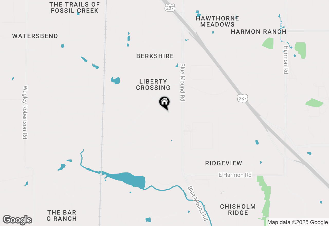 Map of 9204 Conestoga Drive, Fort Worth, TX 76131