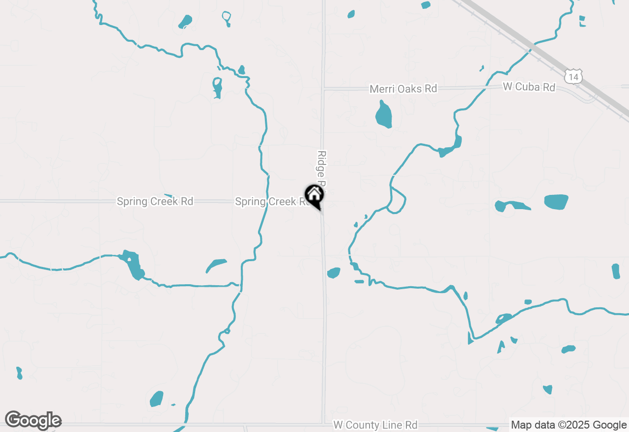 Map of 38 Ridge Road, Barrington Hills, IL 60010