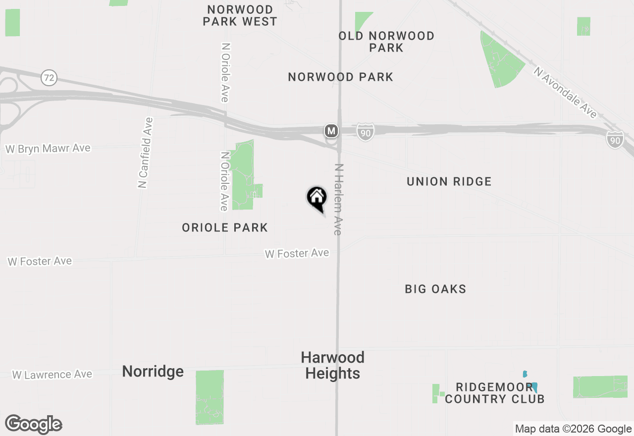 Map of 5309 N Oconto Avenue, Chicago, IL 60656
