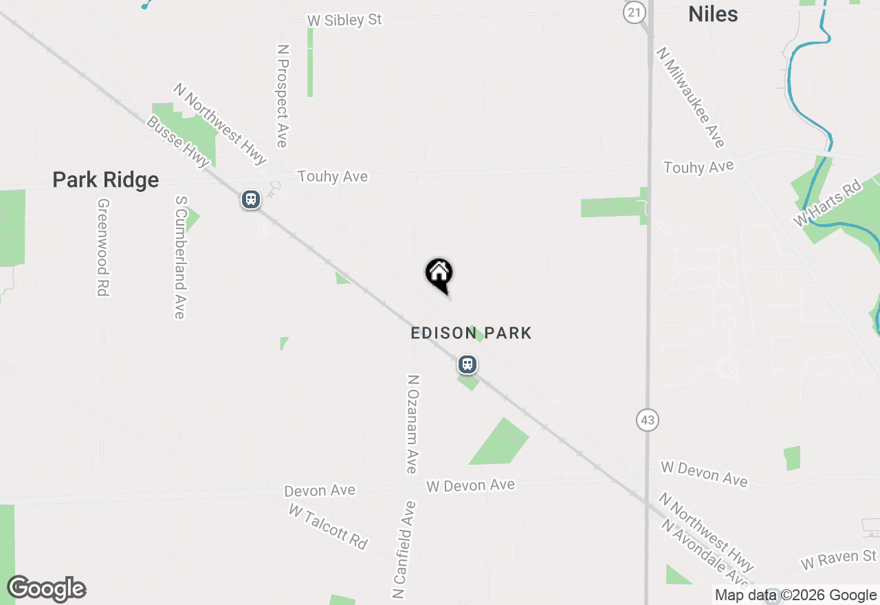 Map of 6839 N Northwest Highway #1A, Chicago, IL 60631