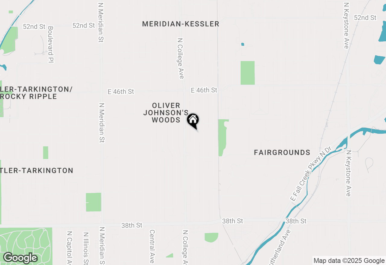 Map of 4330 Carrollton Avenue, Indianapolis, IN 46205