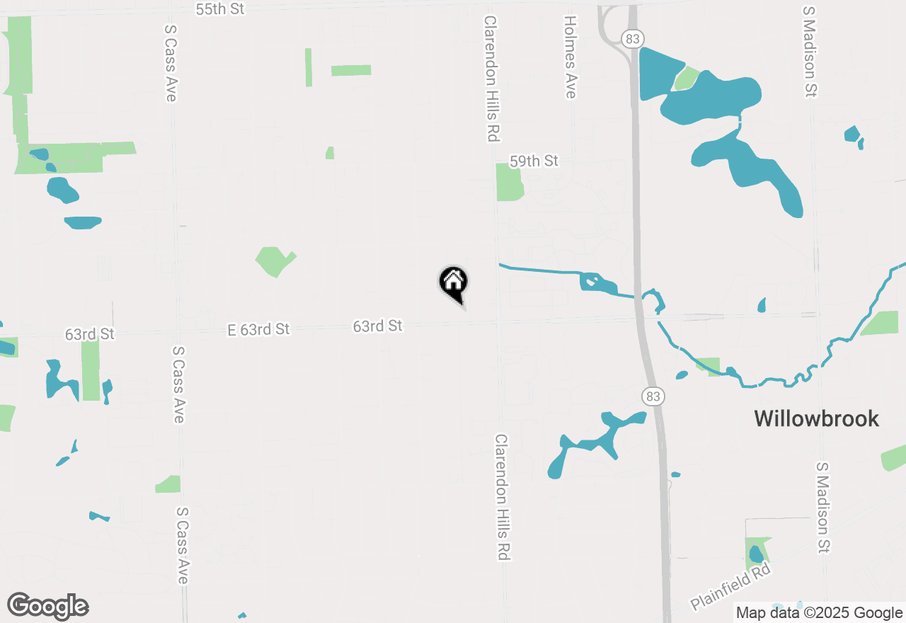 Map of 354 63rd Street, Willowbrook, IL 60527