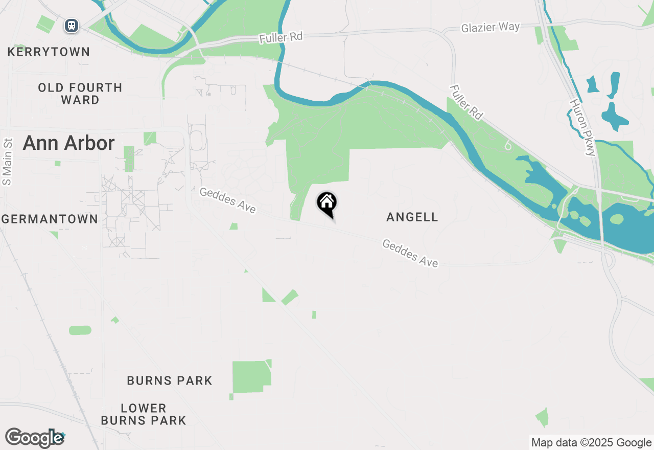 Map of 2021 Geddes Ave. Avenue, Ann Arbor, MI 48104