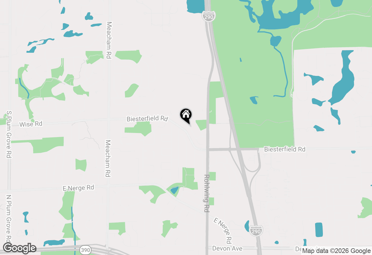 Map of 1265 Diane Lane, Elk Grove Village, IL 60007