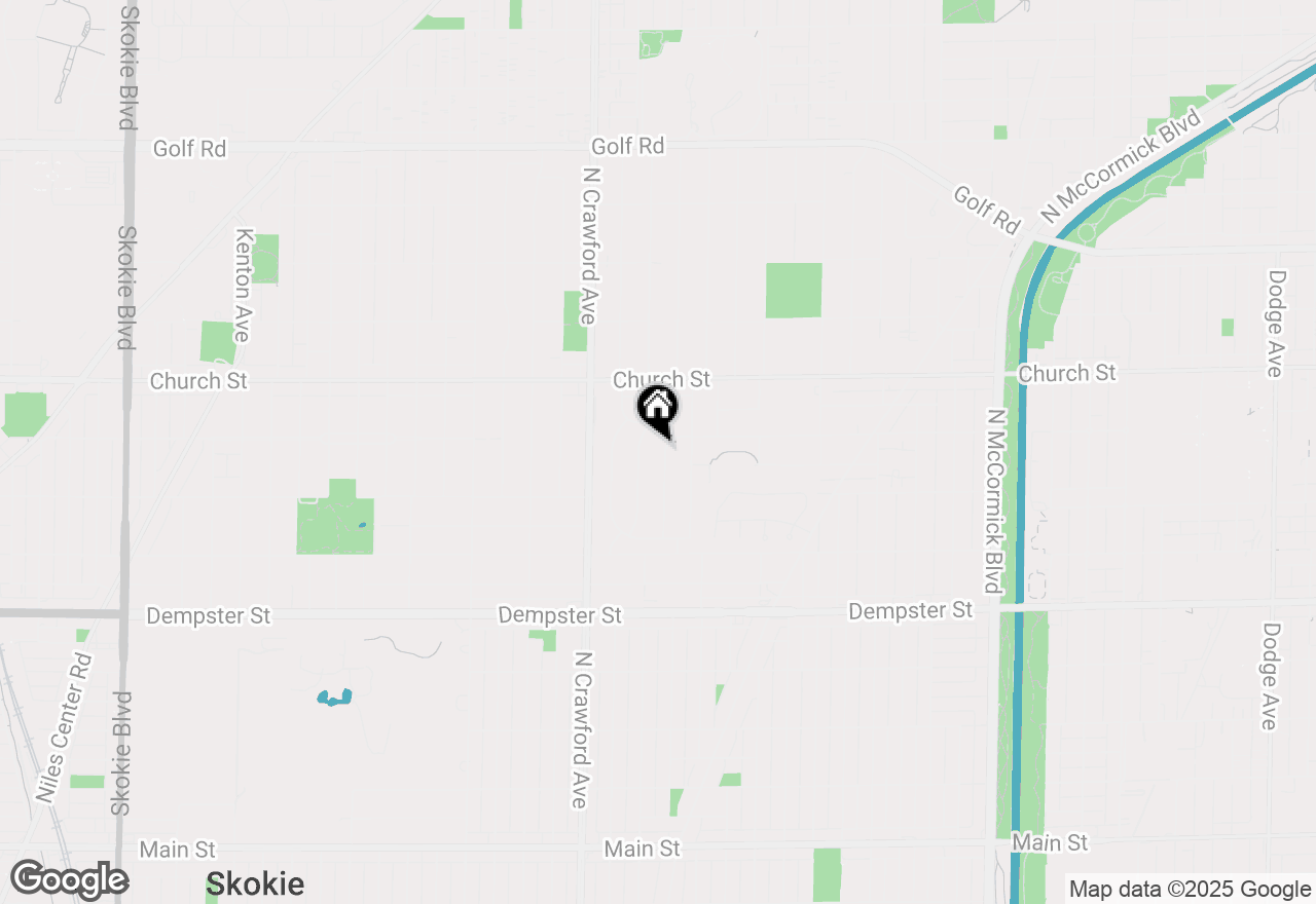 Map of 9050 Tamaroa Terrace, Skokie, IL 60076