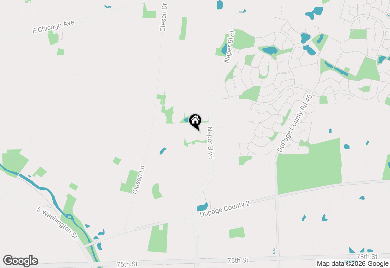 Map of 809 Glenmore Court, Naperville, IL 60540