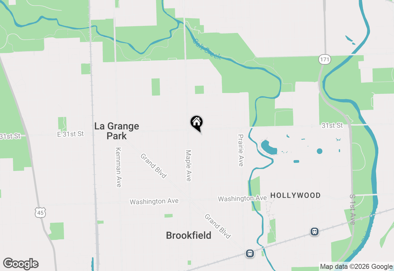 Map of 3135 Elm Avenue, Brookfield, IL 60513