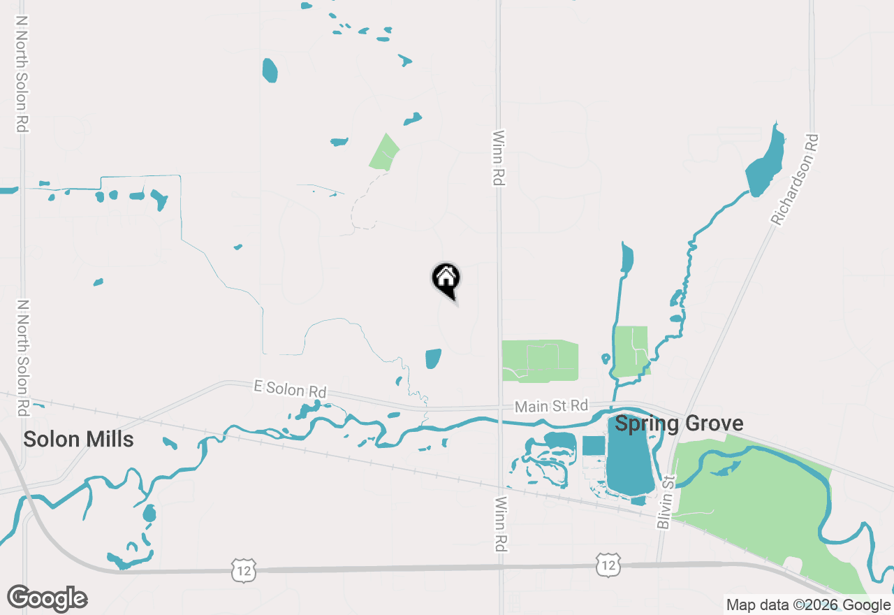 Map of 8404 Squirrel Drive, Spring Grove, IL 60081