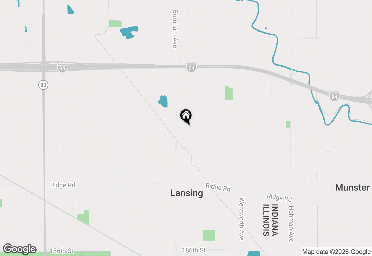 Map of 17831 Walter Street, Lansing, IL 60438