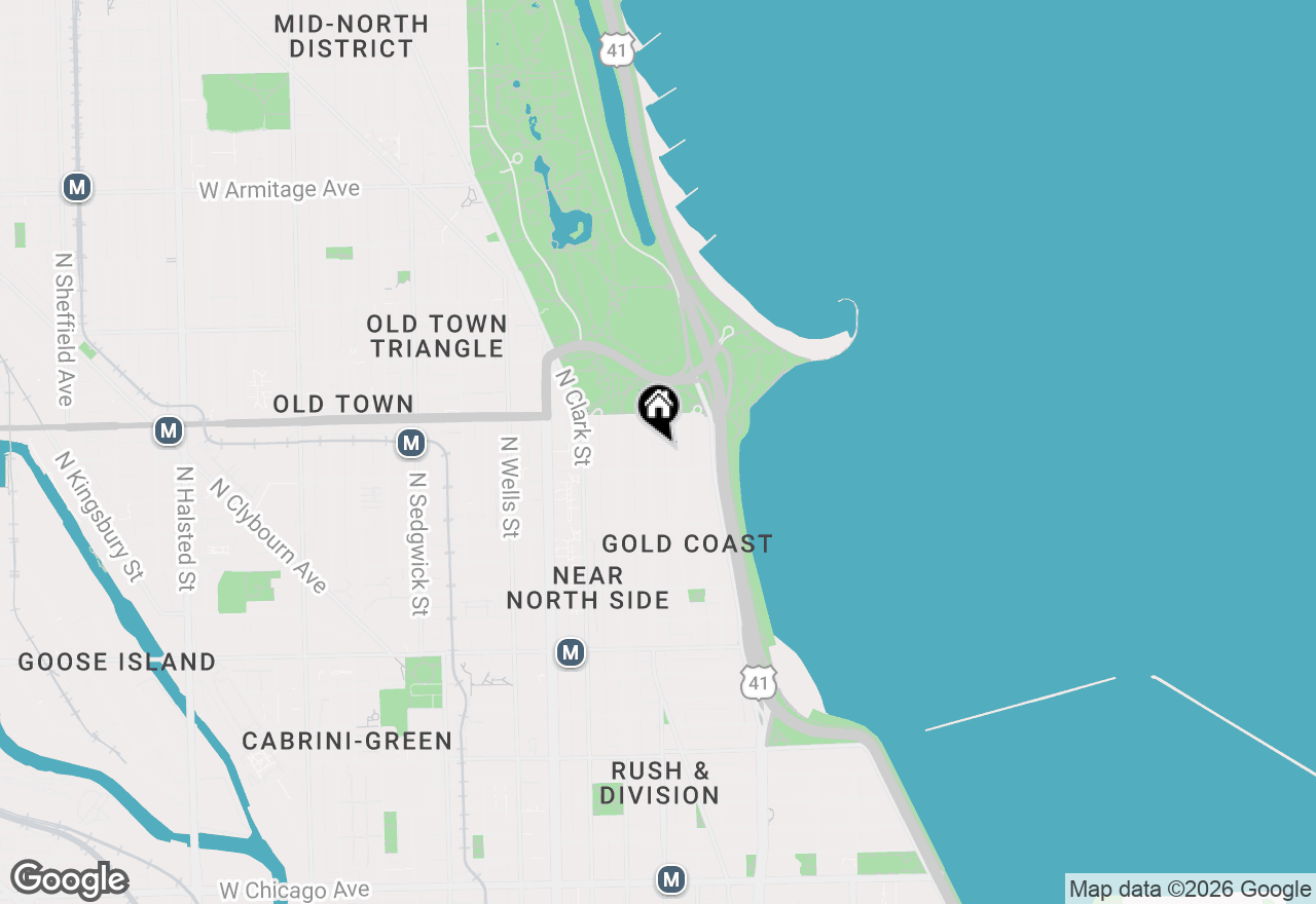 Map of 1519 N State Parkway #1, Chicago, IL 60610