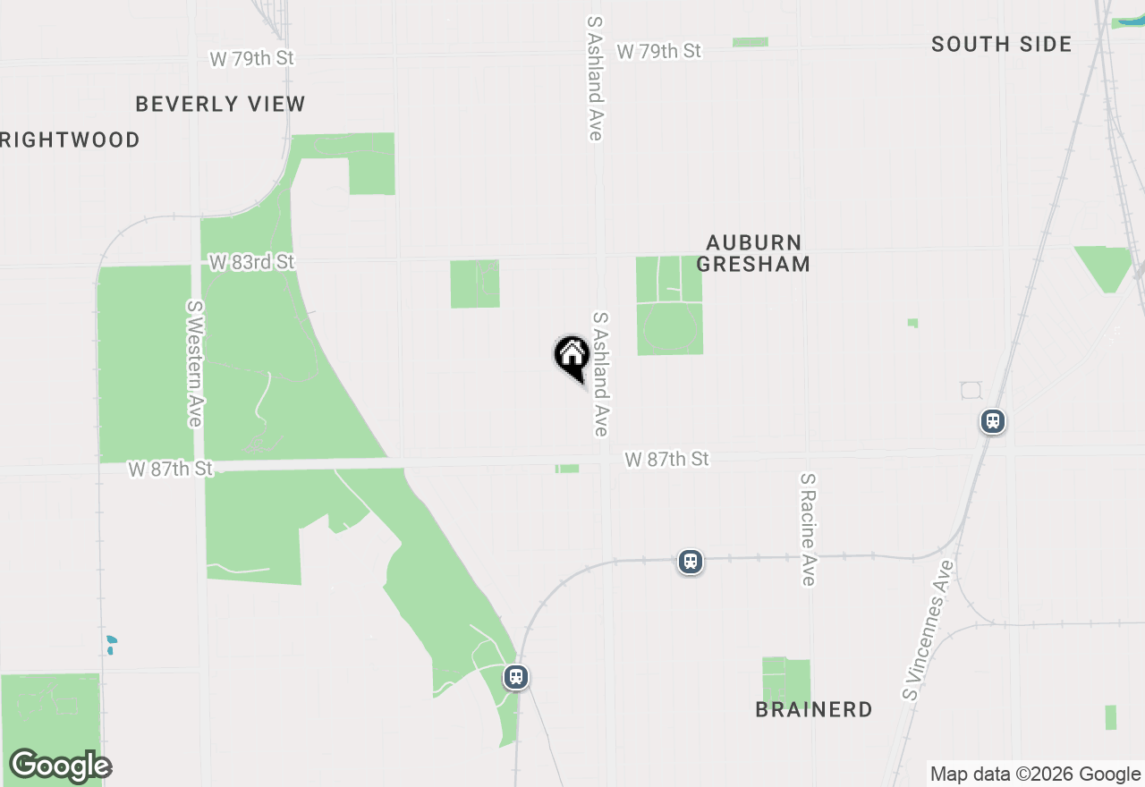 Map of 8542 S Marshfield Avenue, Chicago, IL 60620