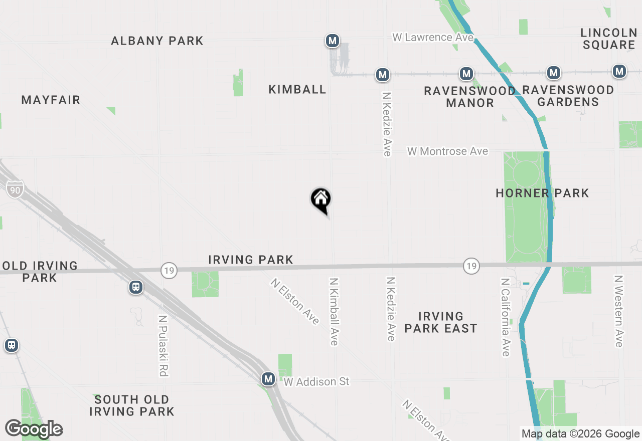 Map of 4137 N Bernard Street #3, Chicago, IL 60618