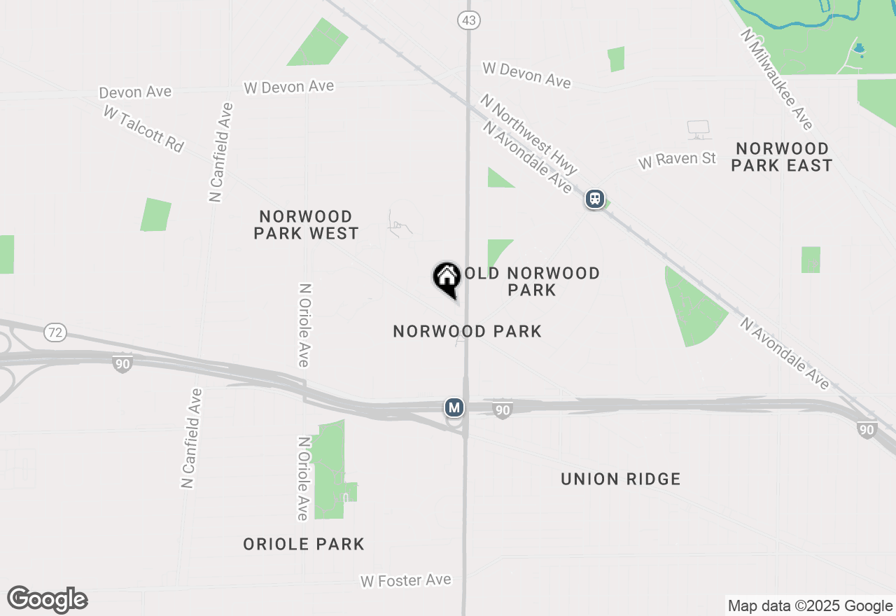 Map of 5813 N Oconto Avenue, Chicago, IL 60631