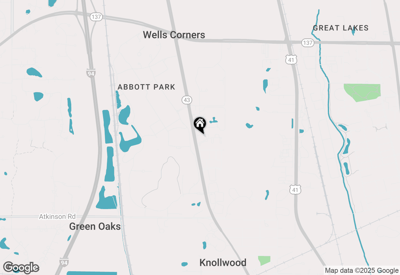 Map of 3333 Stratford Court #3E, Lake Bluff, IL 60044