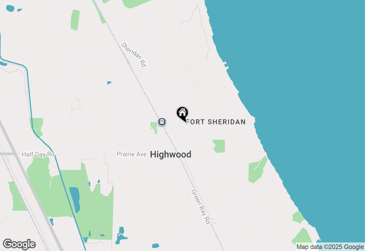 Map of 366 Walker Avenue, Highland Park, IL 60035