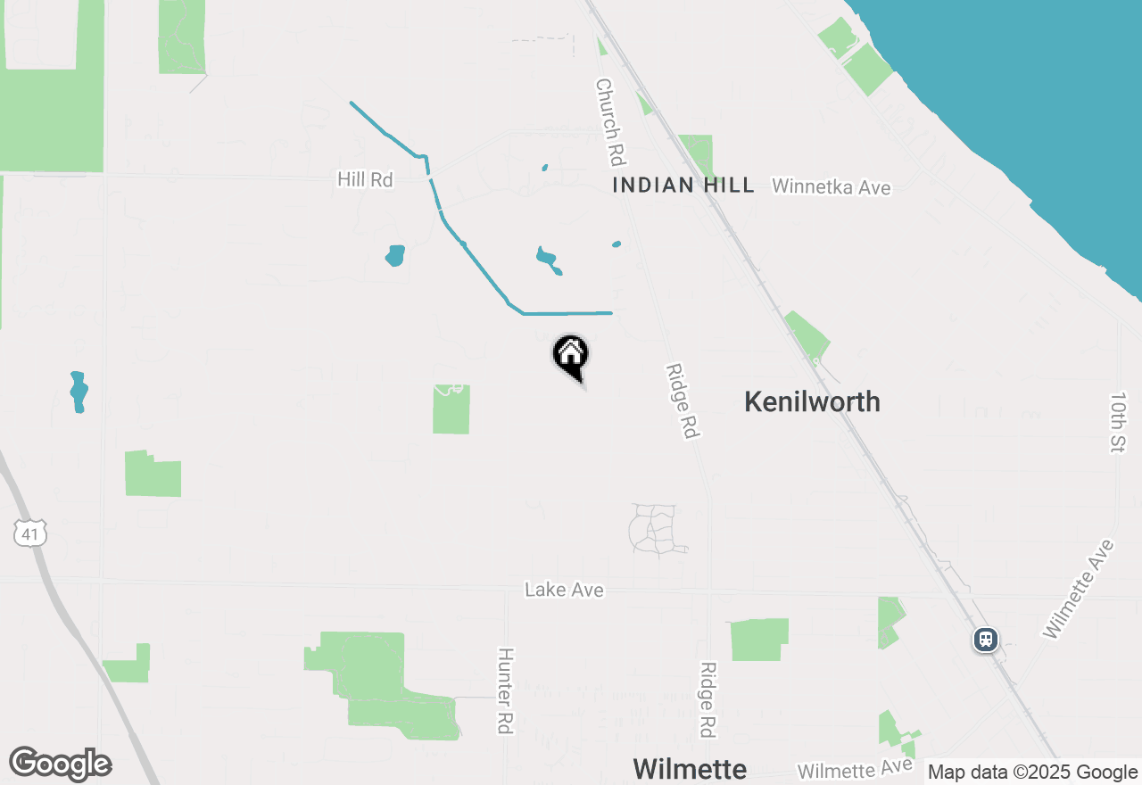 Map of 2140 Kenilworth Avenue, Wilmette, IL 60091