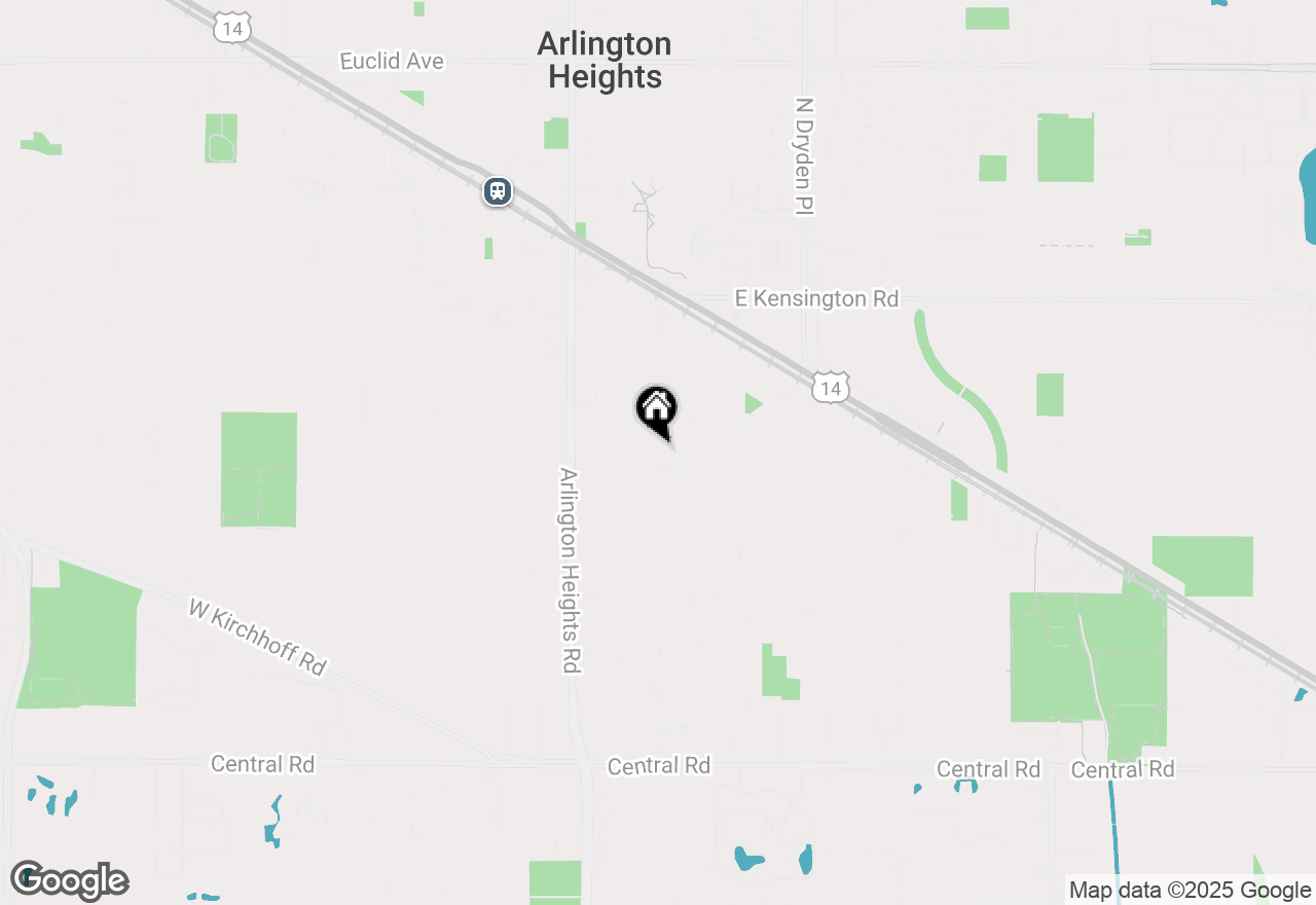 Map of 428 S Banbury Road, Arlington Heights, IL 60005