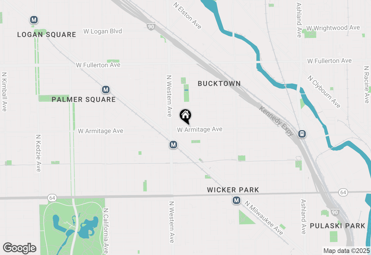 Map of 2300 W Armitage Avenue #2, Chicago, IL 60647