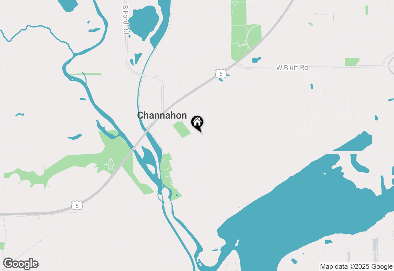 Map of 25034 S Center Street, Channahon, IL 60410