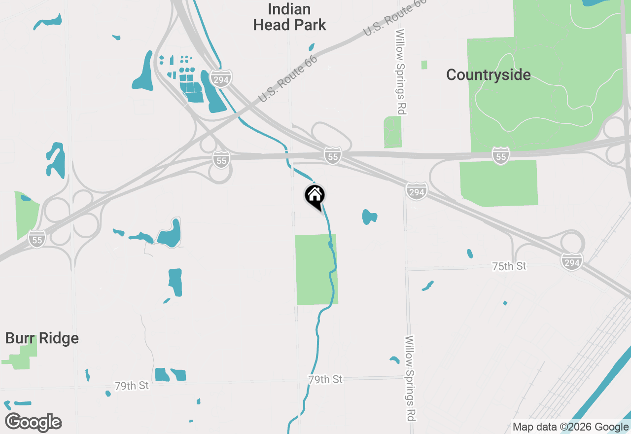 Map of 11133 Indian Woods Drive, Indian Head Park, IL 60525