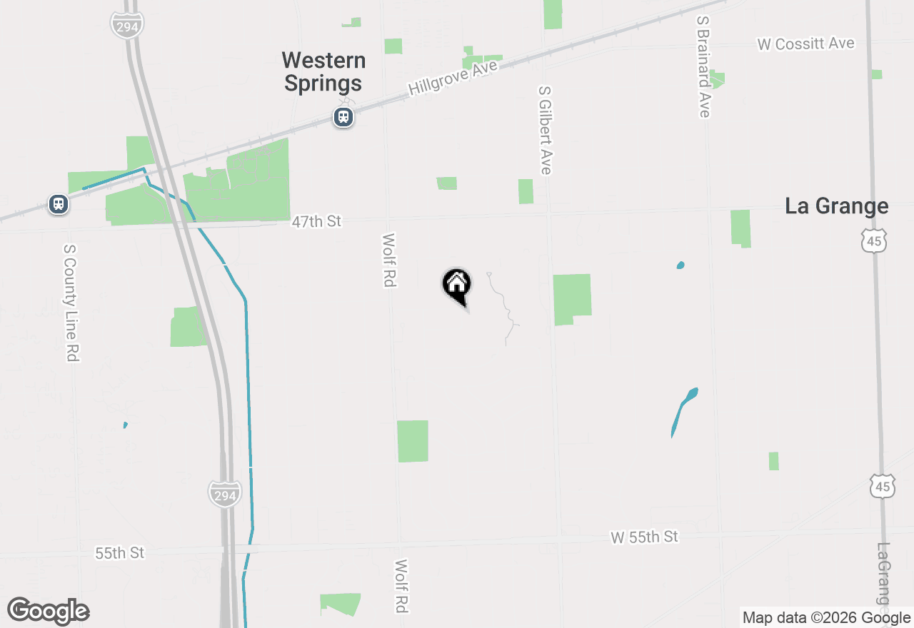 Map of 629 Courtland Circle, Western Springs, IL 60558