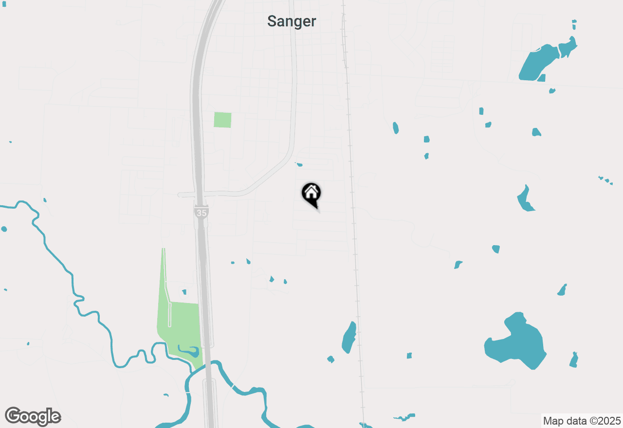 Map of 128 Kincaid Drive, Sanger, TX 76266