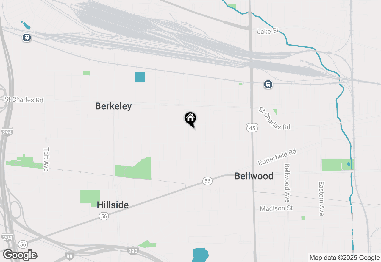 Map of 314 48th Avenue, Bellwood, IL 60104