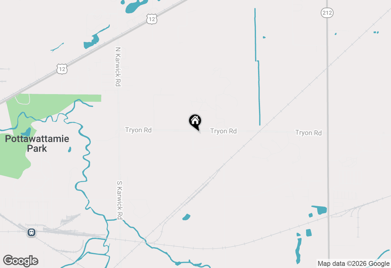 Map of 102 Mayfield Drive, Michigan City, IN 46360