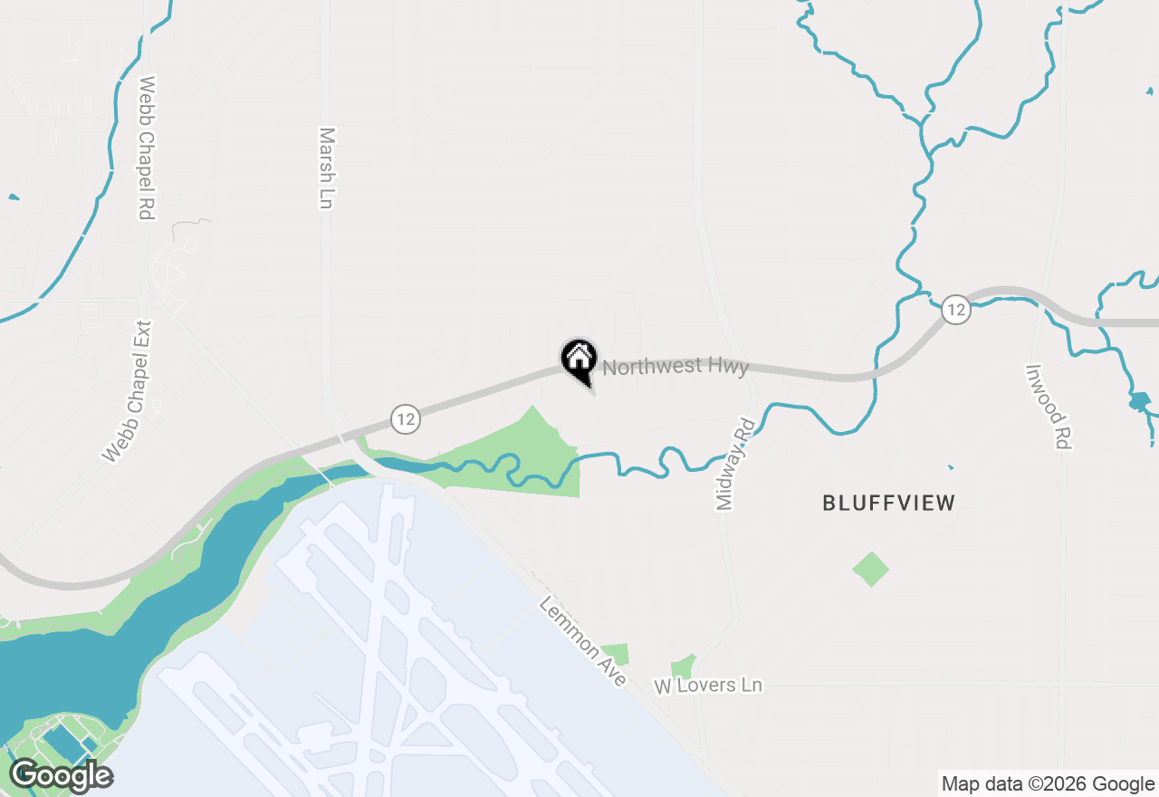 Map of 9126 Cochran Heights Drive, Dallas, TX 75220