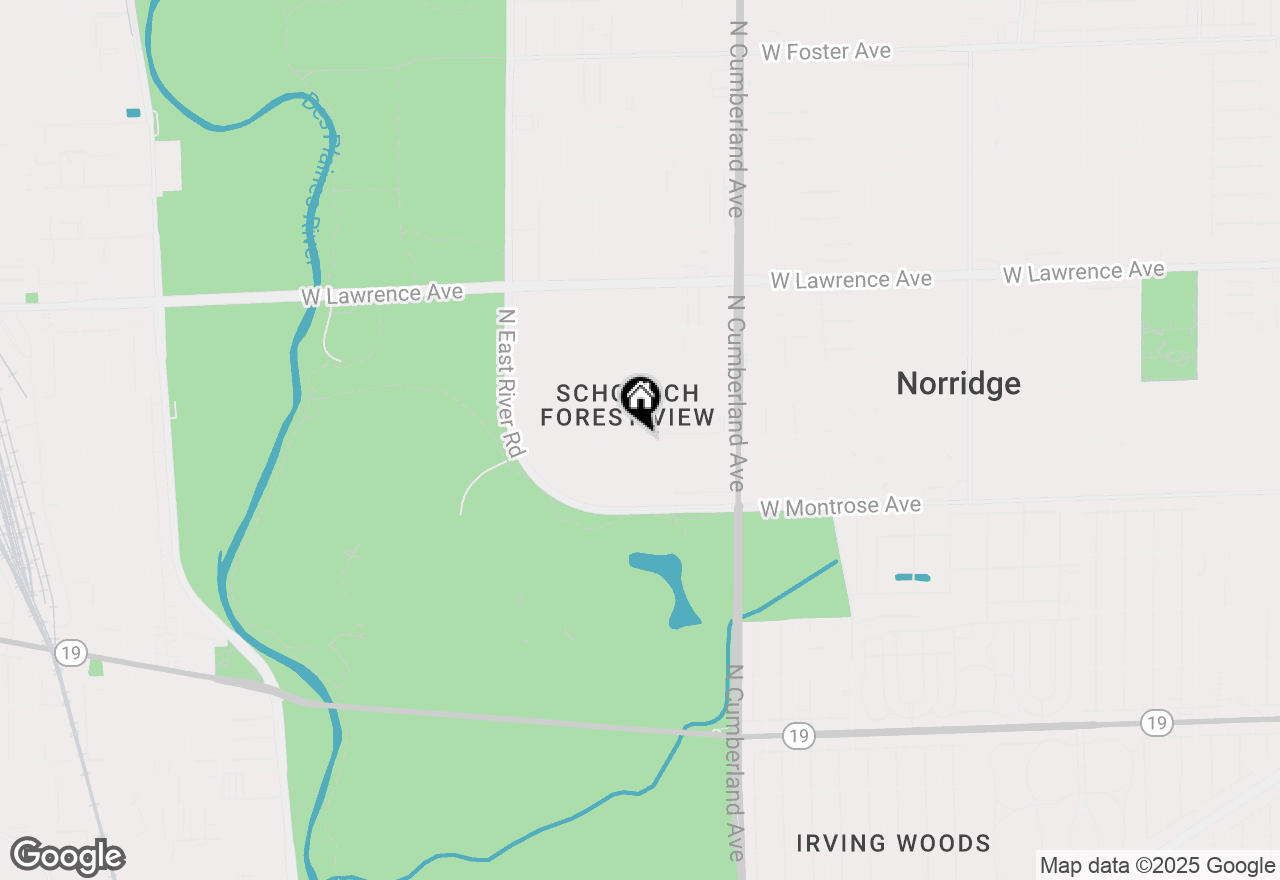 Map of 8534 W Sunnyside Avenue, Chicago, IL 60656