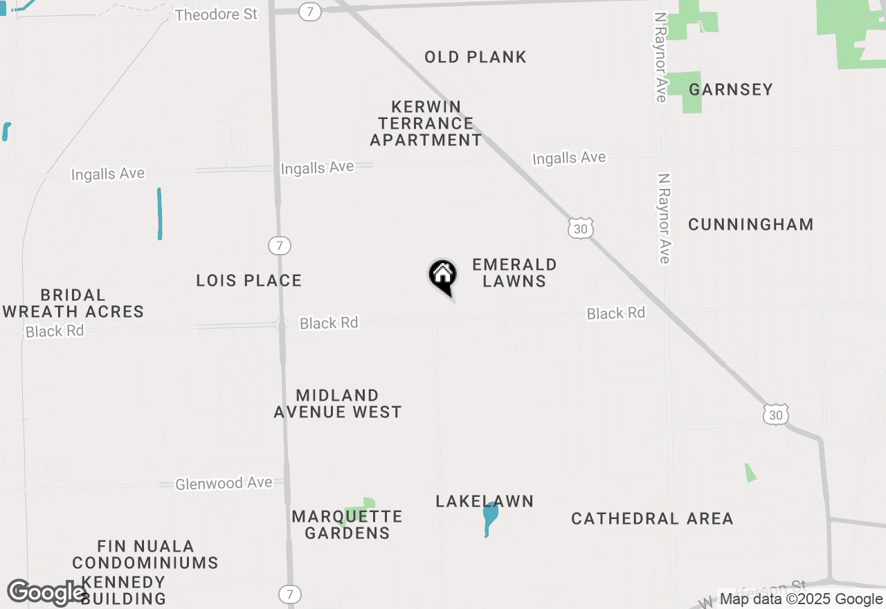 Map of 1314 Loral Avenue, Joliet, IL 60435