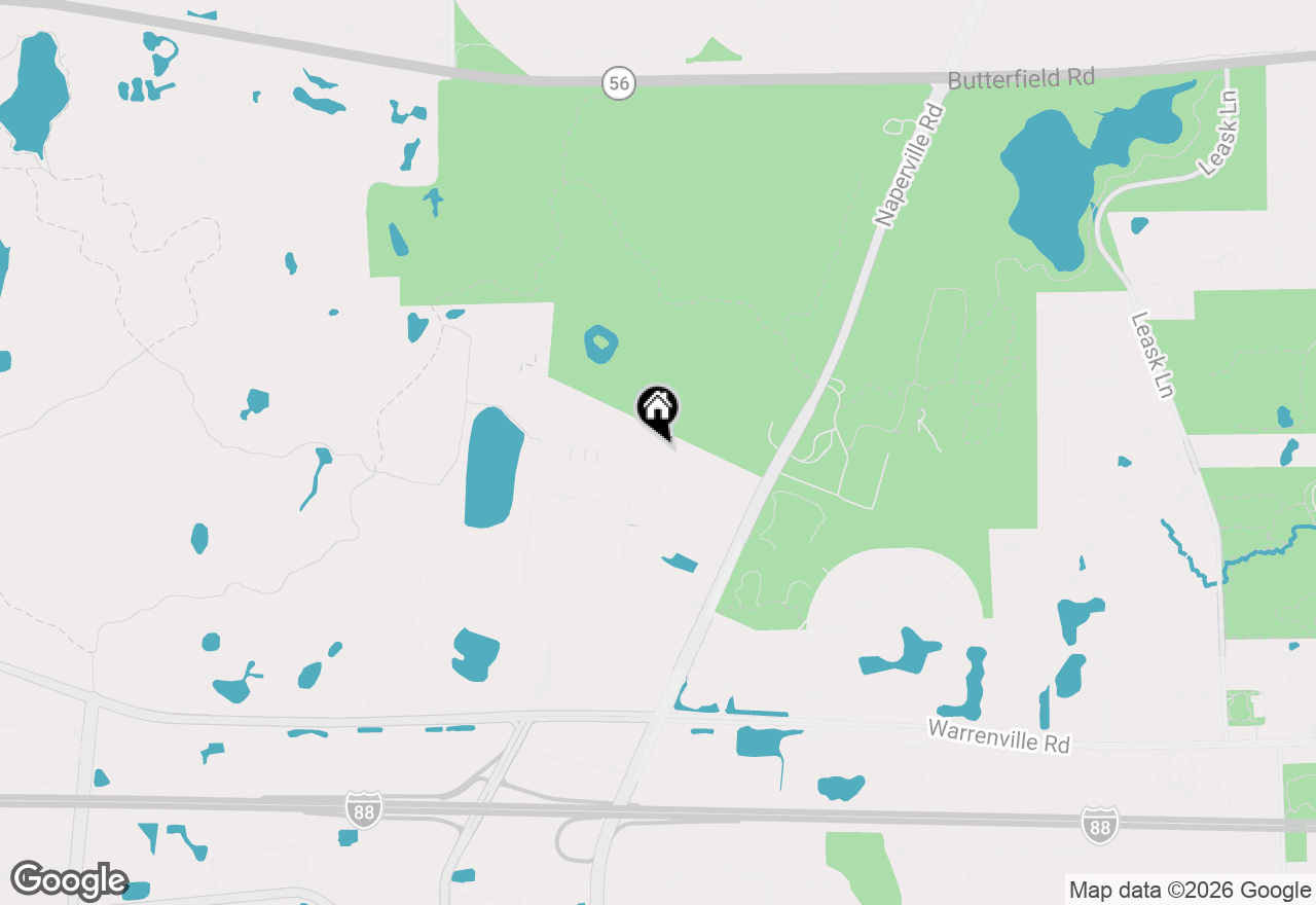 Map of 3S664 Delles Road, Naperville, IL 60563