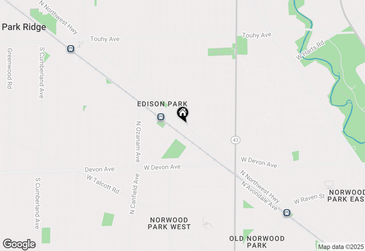 Map of 6650 N Northwest Highway, Chicago, IL 60631