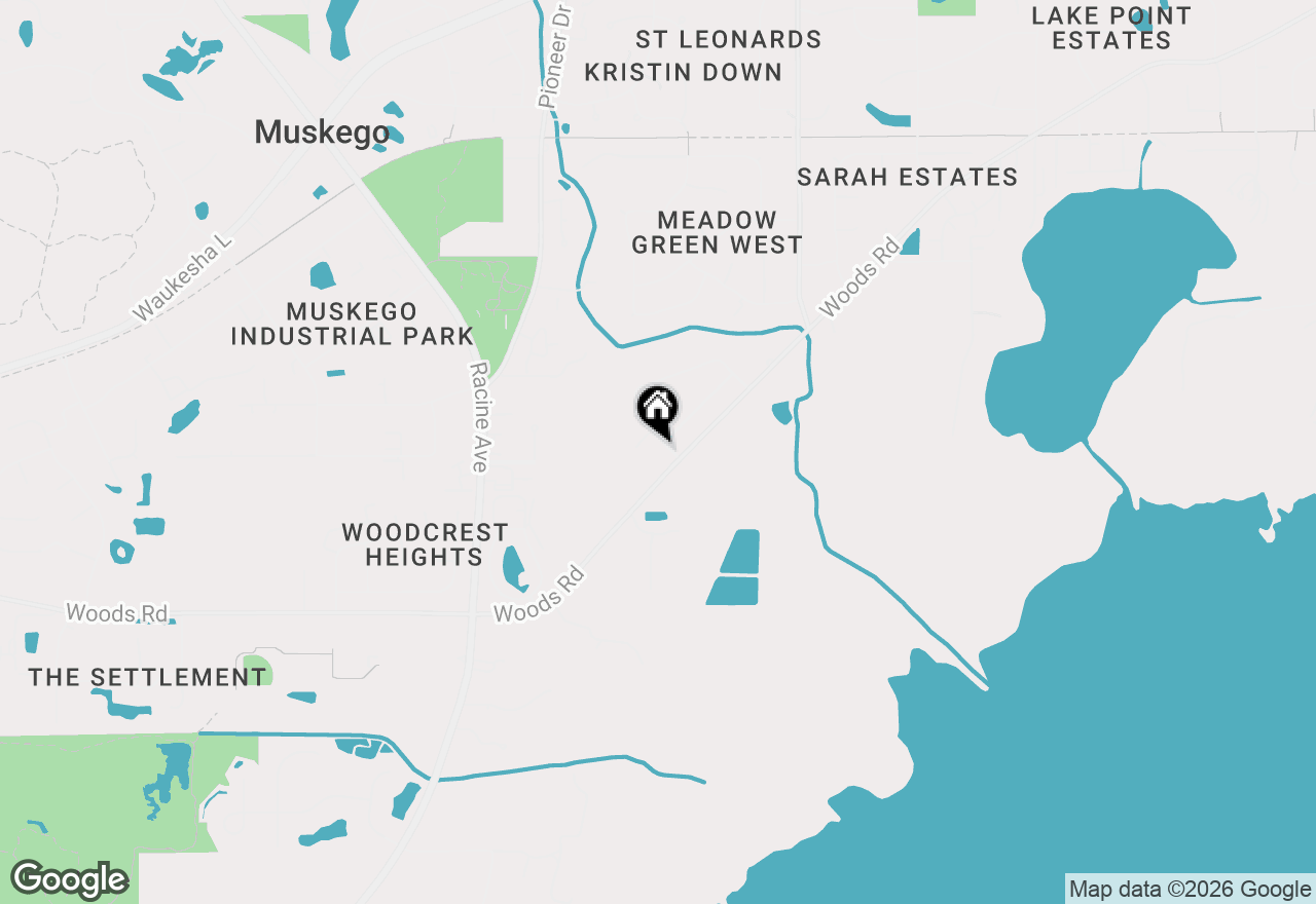 Map of W176S8429 Clearbrook Dr, Muskego, WI 53150