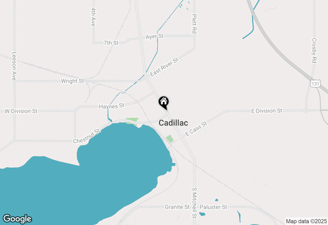 Map of 309 N Mitchell, Cadillac, MI 49601